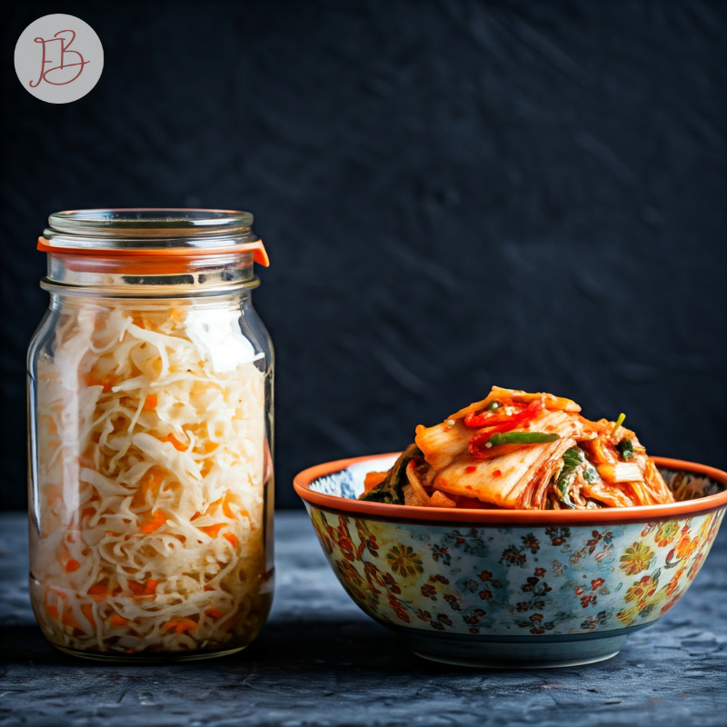 Sauerkraut and Kimchi